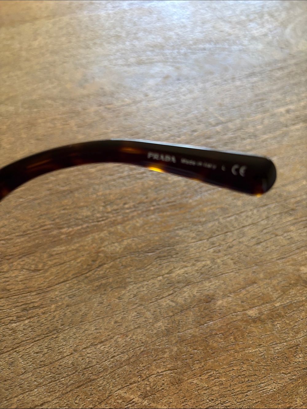 Prada Tortoiseshell Round Women's Sunglasses - Brown Lenses - Picture 6 of 9